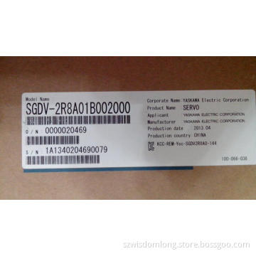 Yaskawa Drive SGDV-2R8A01B02000 400W